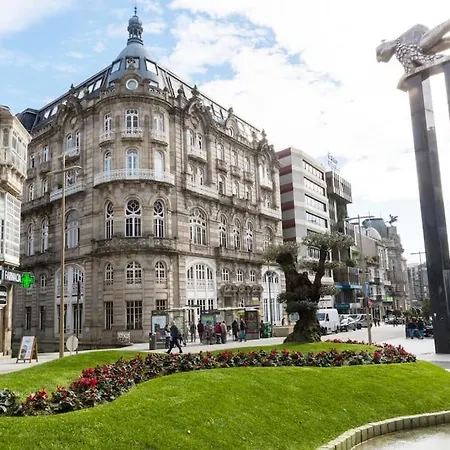 Ferienwohnung Duplex De Lujo En Pleno Centro De La Ciudad. Vigo Exterior foto